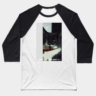 Guard cat on duty Baseball T-Shirt